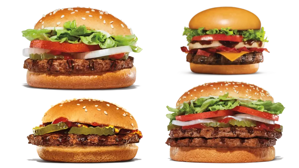 burger king breakfast burgers menu with prices and calories