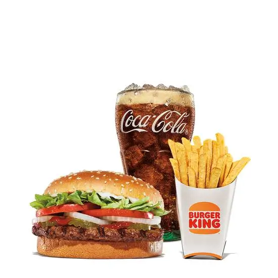 Burger king Whopper Meal menu